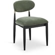 Bowery Hill Contemporary Olive Performance Fabric Dining Side Chair (Set of 2)