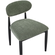 Bowery Hill Contemporary Olive Performance Fabric Dining Side Chair (Set of 2)