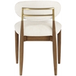 Bowery Hill Contemporary Beige Performance Fabric Dining Side Chair (Set of 2)