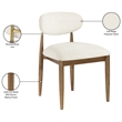 Bowery Hill Contemporary Beige Performance Fabric Dining Side Chair (Set of 2)