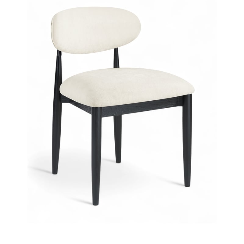 Bowery Hill Contemporary Beige Performance Fabric Dining Side Chair (Set of 2)