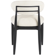 Bowery Hill Contemporary Beige Performance Fabric Dining Side Chair (Set of 2)