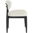 Bowery Hill Contemporary Cream Performance Fabric Dining Side Chair (Set of 2)