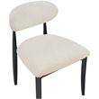 Bowery Hill Contemporary Cream Performance Fabric Dining Side Chair (Set of 2)