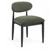 Bowery Hill Contemporary Olive Performance Fabric Dining Side Chair (Set of 2)