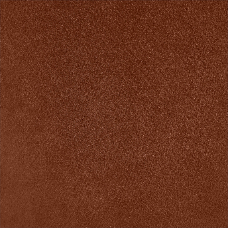 Bowery Hill Cognac Velvet Performance Fabric Dining Chair (Set of 2)