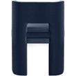 Bowery Hill Contemporary Navy Velvet Performance Fabric Dining Chair (Set of 2)