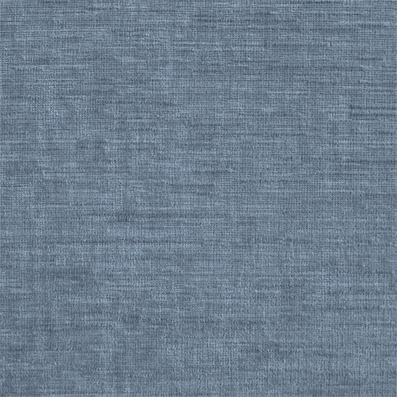 Bowery Hill Contemporary Light Blue Chenille Fabric Dining Chair