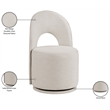 Bowery Hill Contemporary Beige Linen Textured FabricDining Chair (Set of 2)