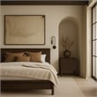 Bowery Hill Mid-Century Modern Rich Walnut Solid Wood Full Bed