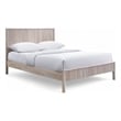 Bowery Hill Mid-Century Modern Rich Natural Solid Wood Full Bed