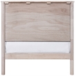 Bowery Hill Mid-Century Modern Rich Natural Solid Wood Twin Bed