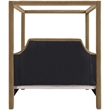 Bowery Hill Contemporary Beige Durable Velvet Upholstered Full Bed
