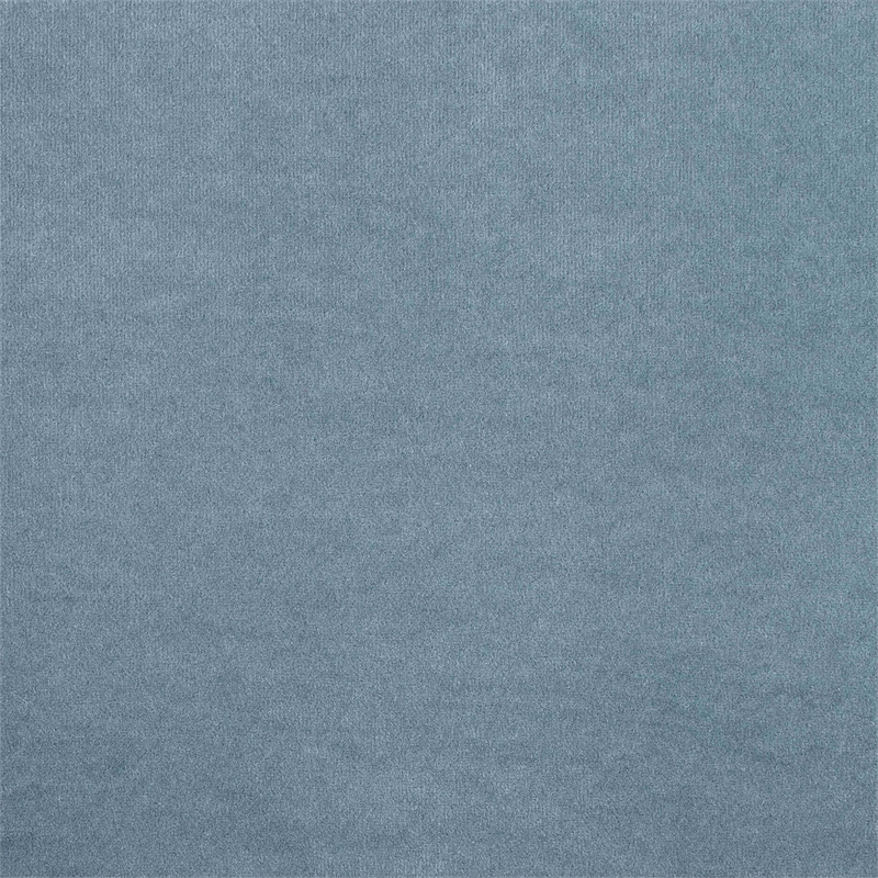 Bowery Hill Contemporary Light Blue Velvet Upholstered Full Bed
