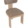 Bowery Hill Contemporary Natural Linen Textured Fabric Dining Chair (Set of 2)
