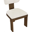 Bowery Hill Contemporary Brown Linen Textured Fabric Dining Chair (Set of 2)