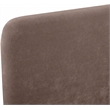 Bowery Hill Contemporary Soft Brown Chenille Fabric Full Bed