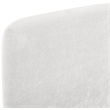Bowery Hill Contemporary Soft Cream Chenille Fabric Full Bed