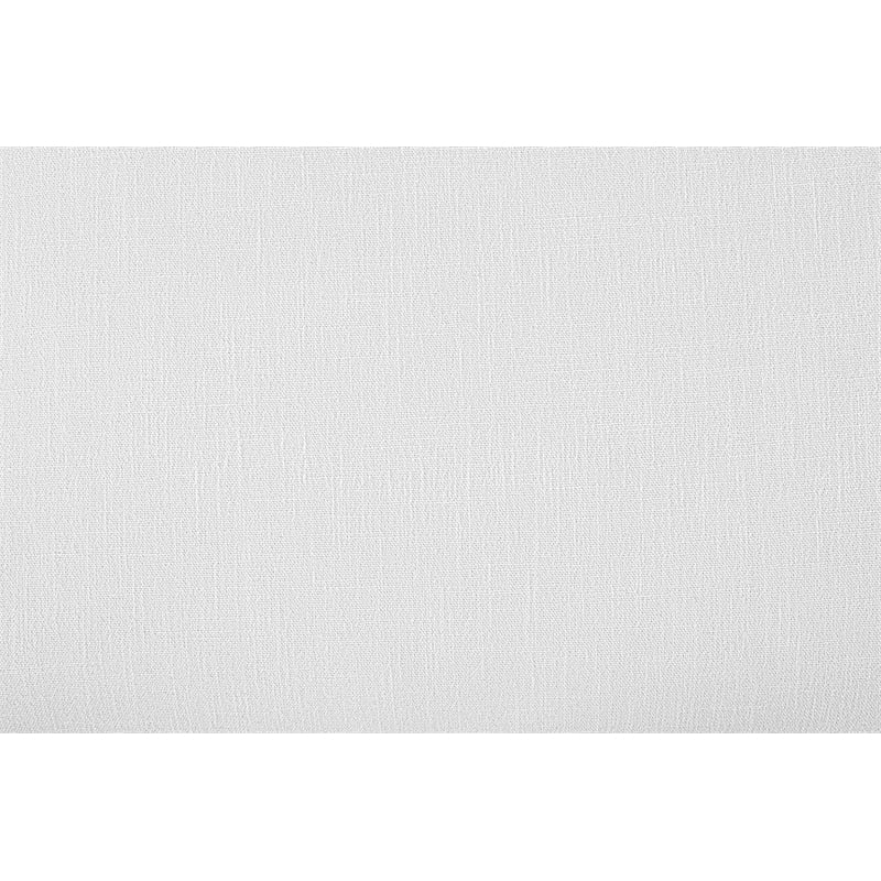 Bowery Hill Contemporary White Linen Textured Fabric Upholstered Queen Bed