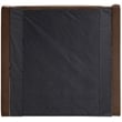 Bowery Hill Contemporary Brown Velvet Upholstered Twin Fully Slatted Bed