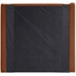 Bowery Hill Contemporary Cognac Velvet Upholstered Twin Fully Slatted Bed