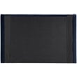 Bowery Hill Contemporary Navy Velvet Upholstered Full Fully Slatted Bed