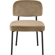 Bowery Hill Contemporary Beige Performance Fabric Dining Chair (Set of 2)