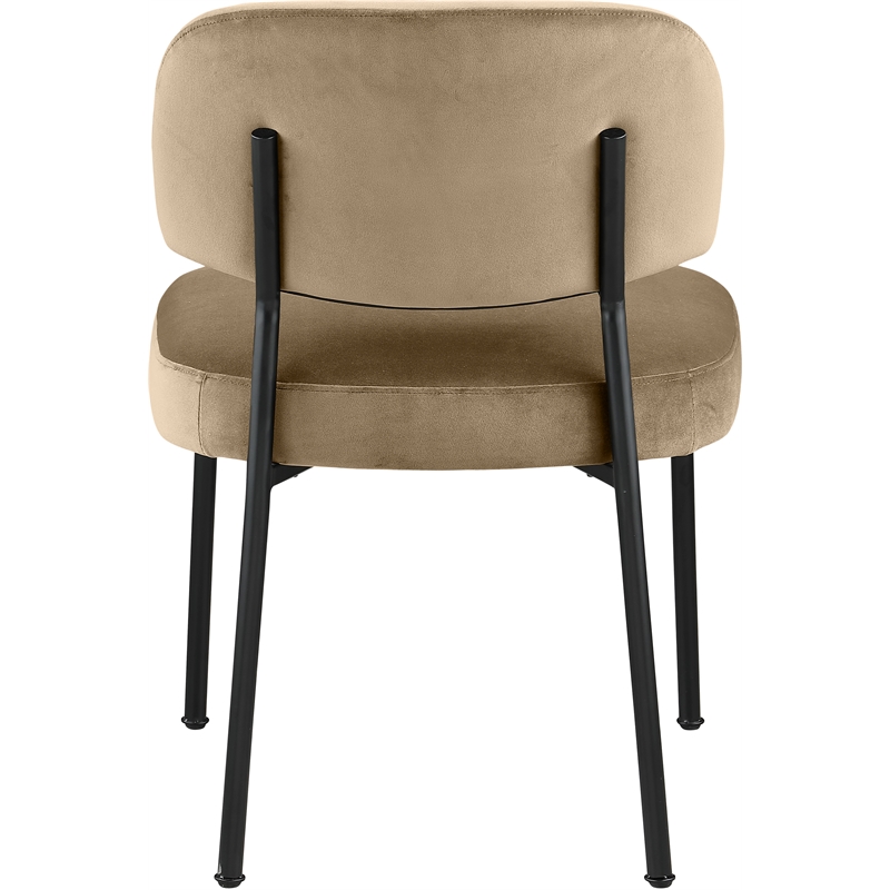 Bowery Hill Contemporary Beige Performance Fabric Dining Chair (Set of 2)