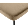 Bowery Hill Contemporary Beige Performance Fabric Dining Chair (Set of 2)