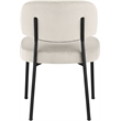 Bowery Hill Contemporary Cream Performance Fabric Dining Chair (Set of 2)