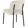 Bowery Hill Contemporary Cream Performance Fabric Dining Chair (Set of 2)