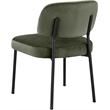 Bowery Hill Contemporary Green Performance Fabric Dining Chair (Set of 2)