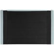 Bowery Hill Contemporary Light Blu Linen Textured Fabric Upholstered Queen Bed