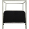 Bowery Hill Contemporary Grey Linen Textured Fabric Upholstered Queen Bed
