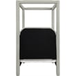 Bowery Hill Contemporary Grey Linen Textured Fabric Upholstered Twin Bed