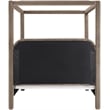 Bowery Hill Contemporary Taupe Velvet Upholstered King Canopy Bed