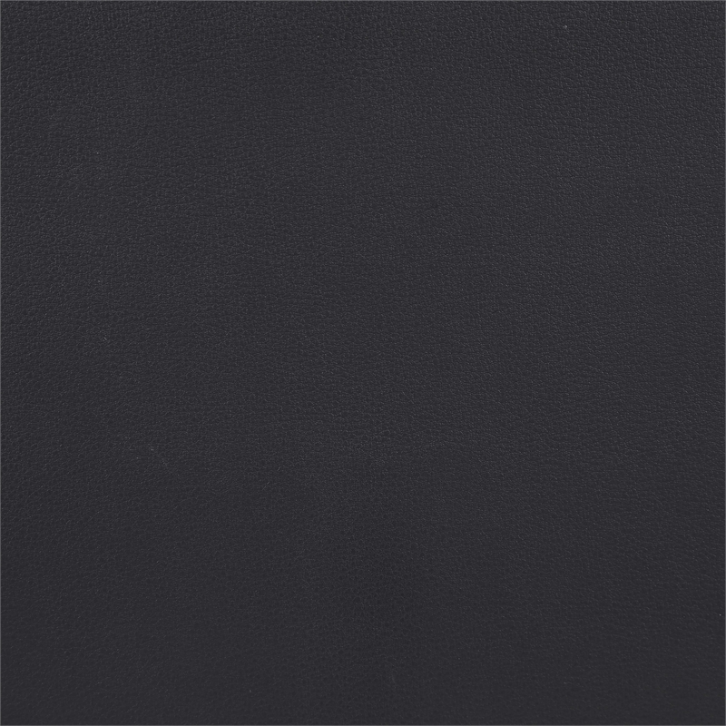 Bowery Hill Contemporary Black Vegan Leather Upholstered Dining Chair