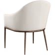 Bowery Hill Contemporary Beige Linen Textured Performance Fabric Dining AC