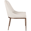 Bowery Hill Contemporary Beige Linen Textured Performance Fabric Dining SC