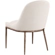 Bowery Hill Contemporary Beige Linen Textured Performance Fabric Dining SC