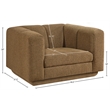 Bowery Hill Contemporary Soft Brown Fabric Upholstered Chair