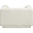 Bowery Hill Contemporary Soft Cream Fabric Upholstered Chair