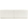 Bowery Hill Contemporary Cream Fabric Upholstered 2-Oiece Modular Sofa