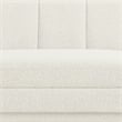 Bowery Hill Contemporary Cream Fabric Upholstered 2-Oiece Modular Sofa