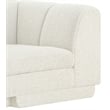 Bowery Hill Contemporary Cream Fabric Upholstered 2-Oiece Modular Sofa