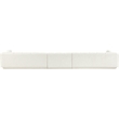 Bowery Hill Contemporary Cream Fabric Upholstered 3-Oiece Modular Sofa