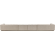 Bowery Hill Contemporary Beige Fabric Upholstered 4-Oiece Modular Sofa