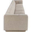 Bowery Hill Contemporary Beige Fabric Upholstered 5-Oiece Modular Sofa