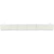 Bowery Hill Contemporary Cream Fabric Upholstered 4-Oiece Modular Sofa