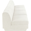 Bowery Hill Contemporary Cream Fabric Upholstered 4-Oiece Modular Sofa